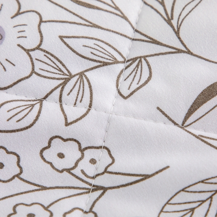 91家纺网 家纺一手货源 找家纺 仟网汇 2022新款洛卡棉小清新夏被四件套 锦绣未央