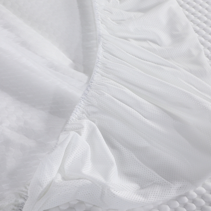 91家纺网 家纺一手货源 找家纺 （总）新月家纺 2022新款冰豆豆蕾丝网布款凉感席凉席三件套