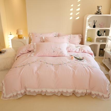 91家纺网 家纺一手货源 找家纺 总2022帅露春夏爆款水洗棉四件套绿野仙踪系列