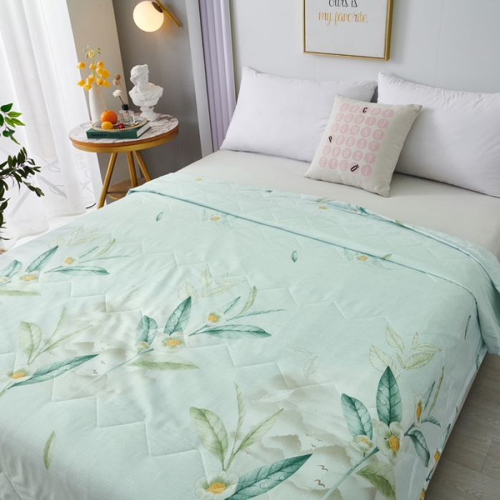 91家纺网 家纺一手货源 找家纺 （总）欧雅搁 2025新款水洗棉印花夏凉被