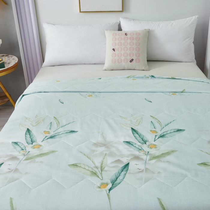 91家纺网 家纺一手货源 找家纺 （总）欧雅搁 2025新款水洗棉印花夏凉被