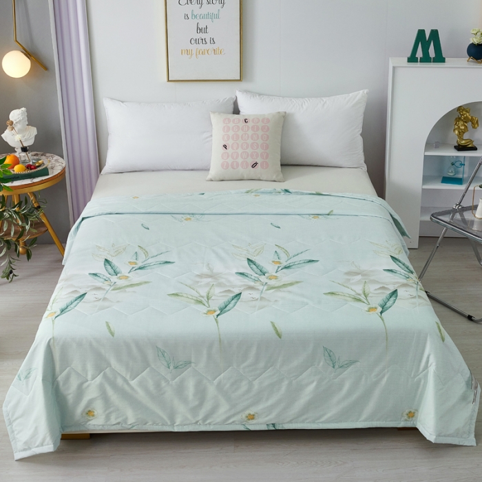 91家纺网 家纺一手货源 找家纺 （总）欧雅搁 2025新款水洗棉印花夏凉被