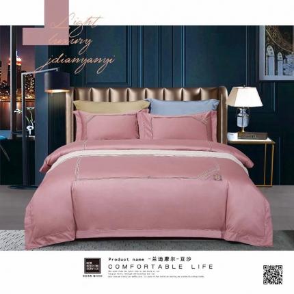 91家纺网 家纺一手货源 找家纺 （总）威克凯丽2022全工艺绣花100支长绒棉四件套