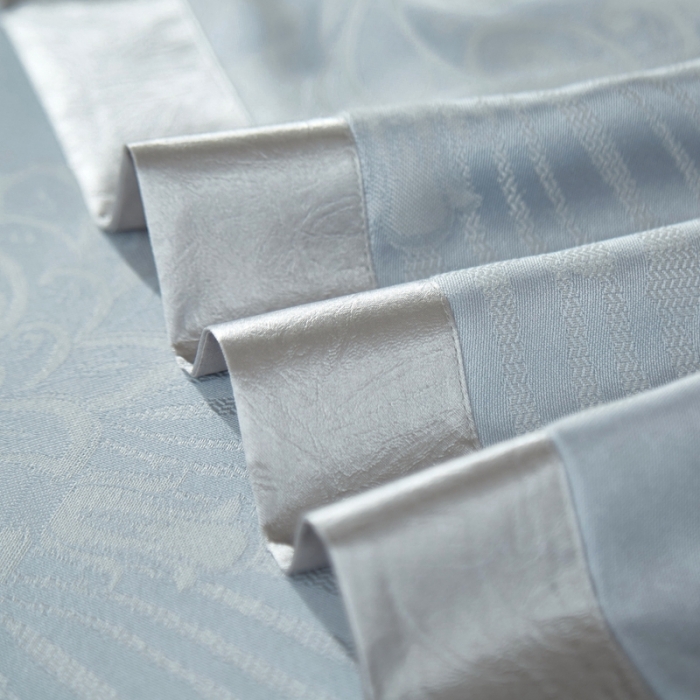 91家纺网 家纺一手货源 找家纺 威克凯丽2023新款重磅七彩大提花纯竹纤维软凉席三件套弗洛森