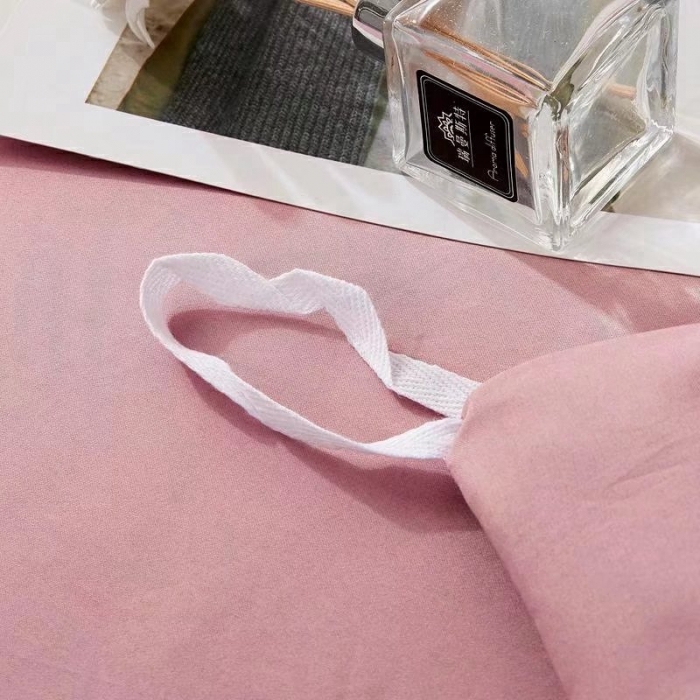 91家纺网 家纺一手货源 找家纺 威克凯丽2022全工艺绣花100支长绒棉四件套兰迪摩尔-豆沙