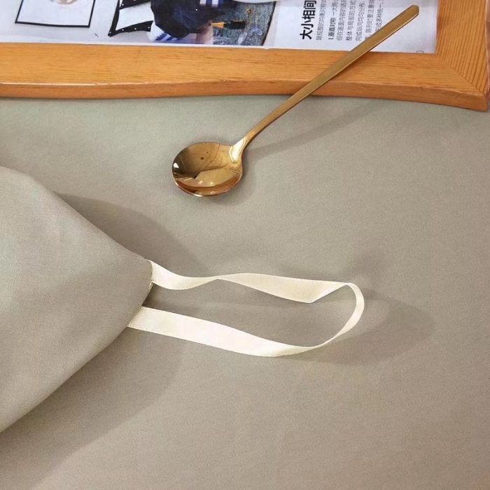 91家纺网 家纺一手货源 找家纺 威克凯丽2022全工艺绣花100支长绒棉四件套兰迪摩尔-米灰