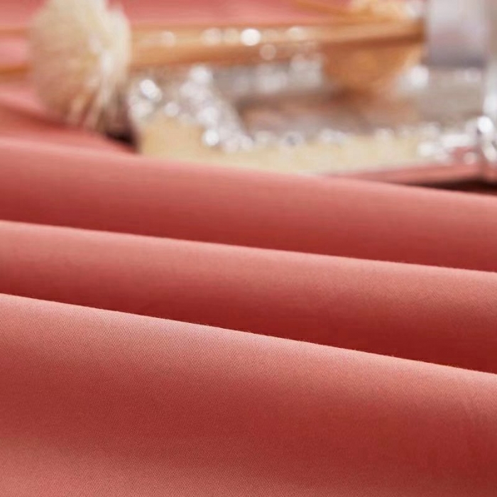 91家纺网 家纺一手货源 找家纺 威克凯丽2022全工艺绣花100支长绒棉四件套西雅图-粉