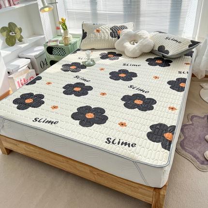 91家纺网 家纺一手货源 找家纺 （总）慕尚 小清新床席款乳胶席三件套（带氨纶0.5mm）