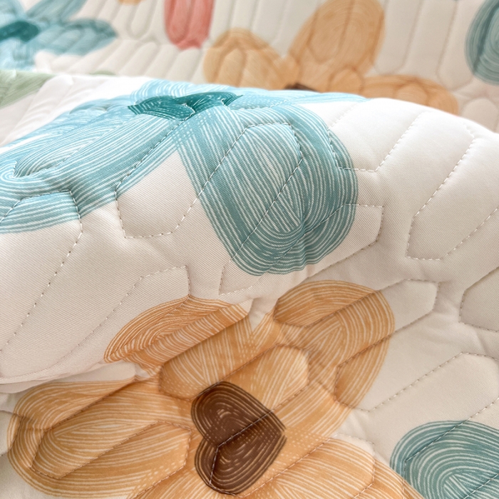 91家纺网 家纺一手货源 找家纺 （总）慕尚 小清新床席款乳胶席三件套（带氨纶0.5mm）