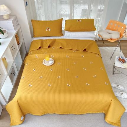 91家纺网 家纺一手货源 找家纺 （总）漫调 2022新款直边款全棉刺绣夏被床盖