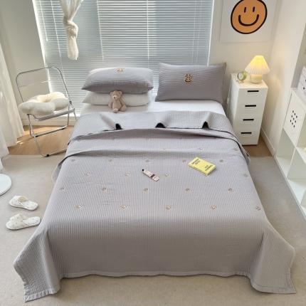 91家纺网 家纺一手货源 找家纺 （总）漫调 2022新款直边款全棉刺绣夏被床盖