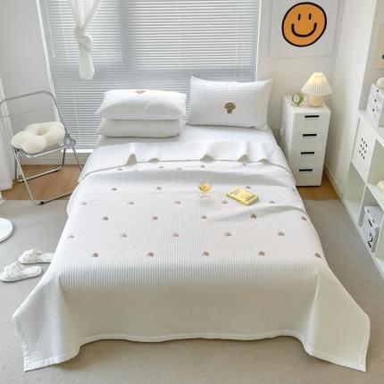 91家纺网 家纺一手货源 找家纺 （总）漫调 2022新款直边款全棉刺绣夏被床盖