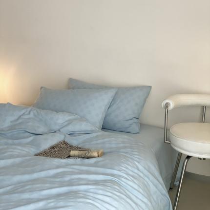 91家纺网 家纺一手货源 找家纺 (总)梦享生活 2022新款水洗棉华夫格双拼四件套