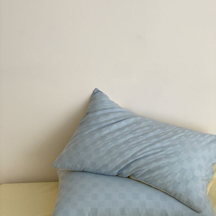 91家纺网 家纺一手货源 找家纺 (总)梦享生活 2022新款水洗棉华夫格双拼四件套