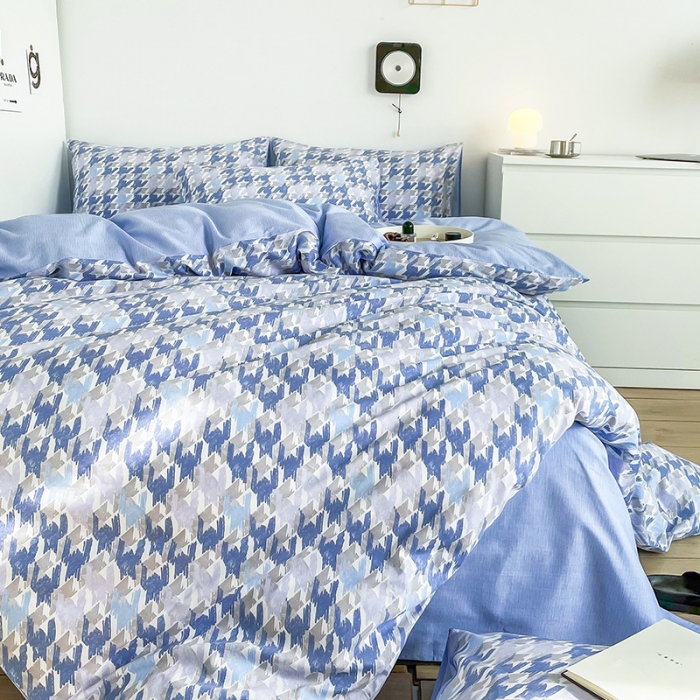 91家纺网 家纺一手货源 找家纺 （总）安哆啦 2022春夏新款13372全棉四件套