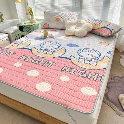 慕尚 小清新床席款乳胶席三件套（带氨纶0.5mm） 晚安兔
