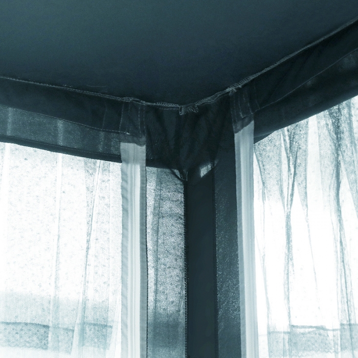 91家纺网 家纺一手货源 找家纺 多功能二合一蚊帐坐床落地蚊帐 雾霾蓝（坐床配落地纱帘）