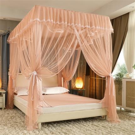 91家纺网 家纺一手货源 找家纺 多功能二合一蚊帐坐床落地蚊帐 香槟咖（坐床配落地纱帘）