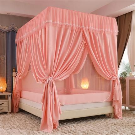 91家纺网 家纺一手货源 找家纺 多功能二合一蚊帐坐床落地蚊帐 樱花玉（坐床配落地纱帘）