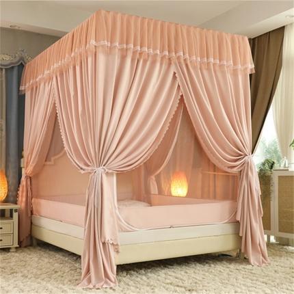 91家纺网 家纺一手货源 找家纺 多功能二合一蚊帐坐床落地蚊帐 香槟咖（坐床配落地布帘）