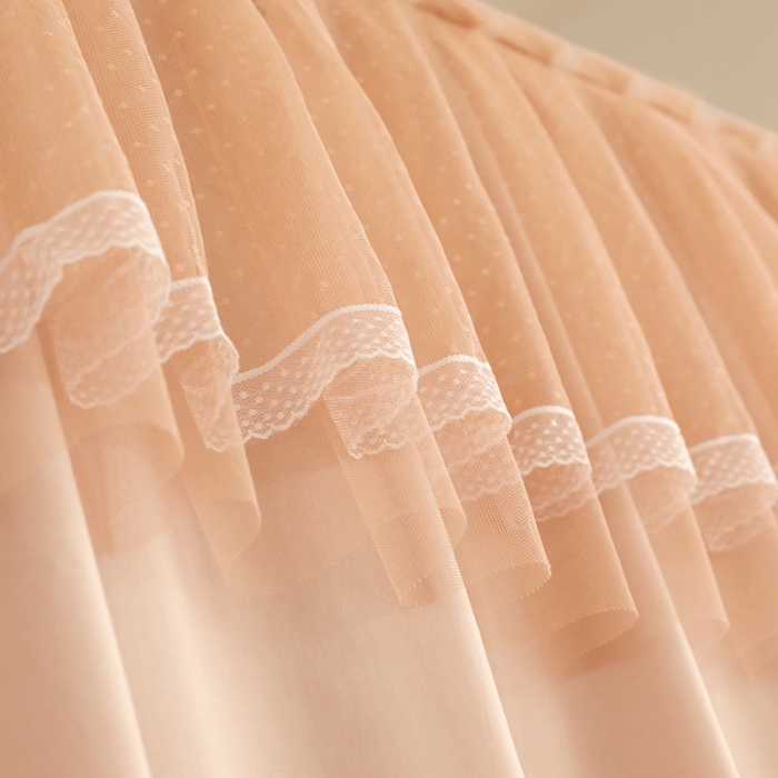 91家纺网 家纺一手货源 找家纺 多功能二合一蚊帐坐床落地蚊帐 香槟咖（坐床配落地布帘）