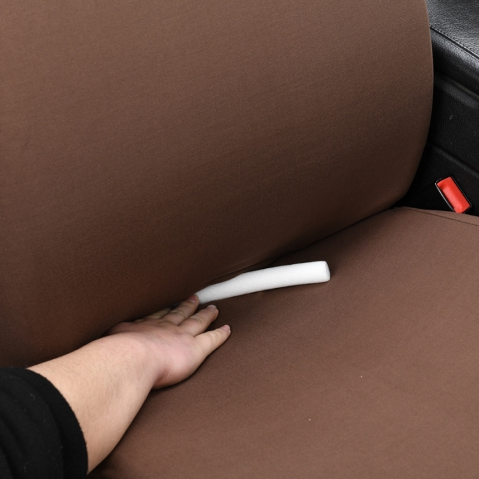 91家纺网 家纺一手货源 找家纺 千彤沙发垫 2022新款弹力汽车全包围汽车坐垫椅子套 咖色