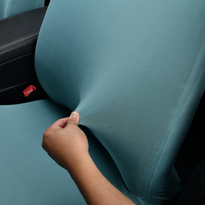 91家纺网 家纺一手货源 找家纺 千彤沙发垫 2022新款弹力汽车全包围汽车坐垫椅子套 蓝绿色