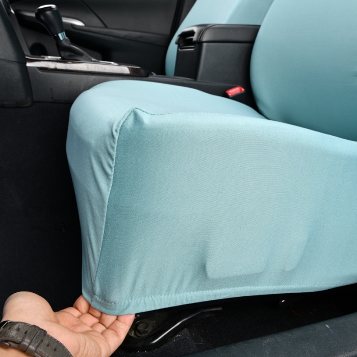 91家纺网 家纺一手货源 找家纺 千彤沙发垫 2022新款弹力汽车全包围汽车坐垫椅子套 蓝绿色