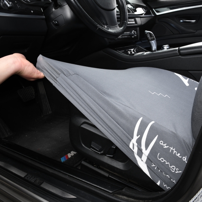 91家纺网 家纺一手货源 找家纺 千彤沙发垫 2022新款弹力汽车全包围汽车坐垫椅子套 鹿角