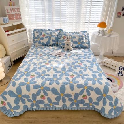 91家纺网 家纺一手货源 找家纺 （总）仟网汇 2022新款全棉卡通绗缝床盖三件套