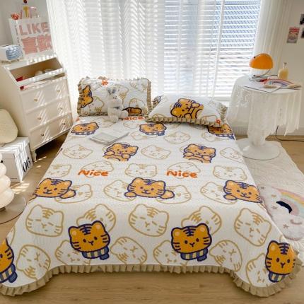 91家纺网 家纺一手货源 找家纺 （总）仟网汇 2022新款全棉卡通绗缝床盖三件套