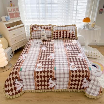 91家纺网 家纺一手货源 找家纺 （总）仟网汇 2022新款全棉卡通绗缝床盖三件套