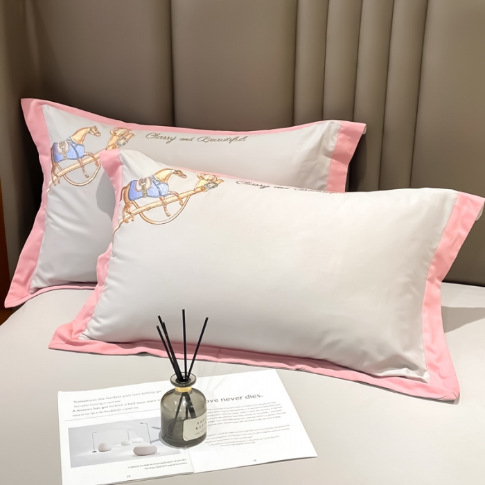 91家纺网 家纺一手货源 找家纺 雲归梦 2022生态磨毛绣花加厚四件套（直播爆款）爱丁堡-灰