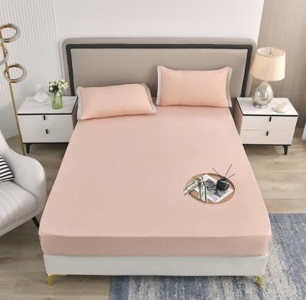 91家纺网 家纺一手货源 找家纺 21度c 2024新款直播款天丝床笠 天丝-冰玉色