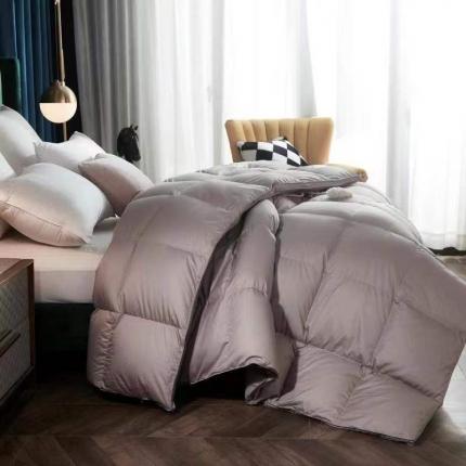 91家纺网 家纺一手货源 找家纺 （总）岚司羽 新款95白鹅绒冬被95%羽绒被