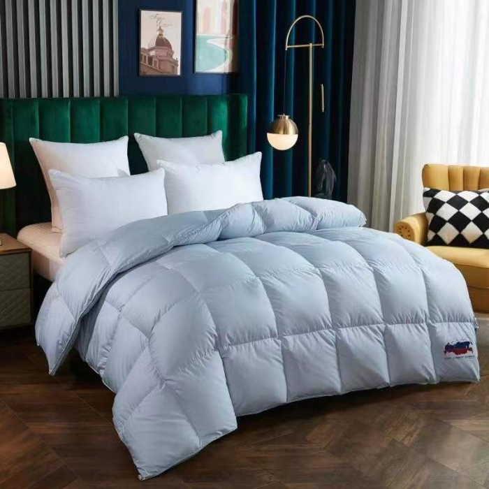 91家纺网 家纺一手货源 找家纺 （总）岚司羽 新款95白鹅绒冬被95%羽绒被