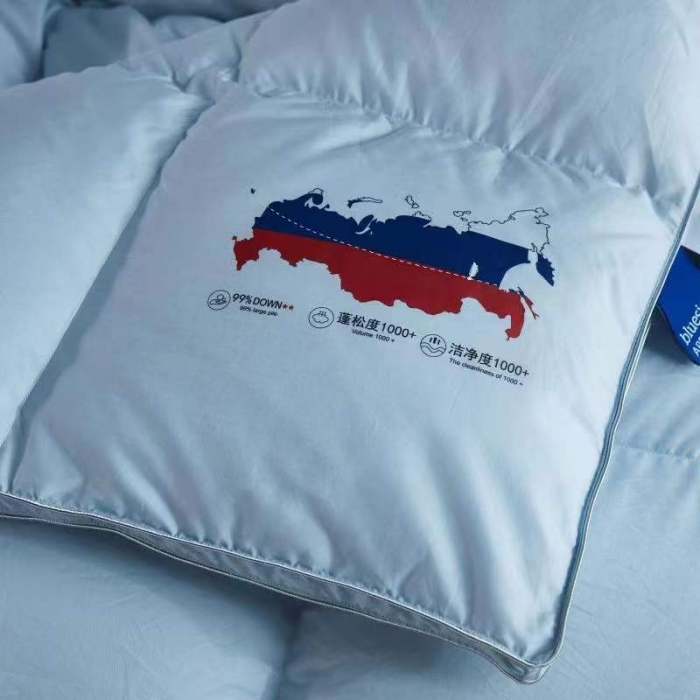 91家纺网 家纺一手货源 找家纺 （总）岚司羽 新款95白鹅绒冬被95%羽绒被