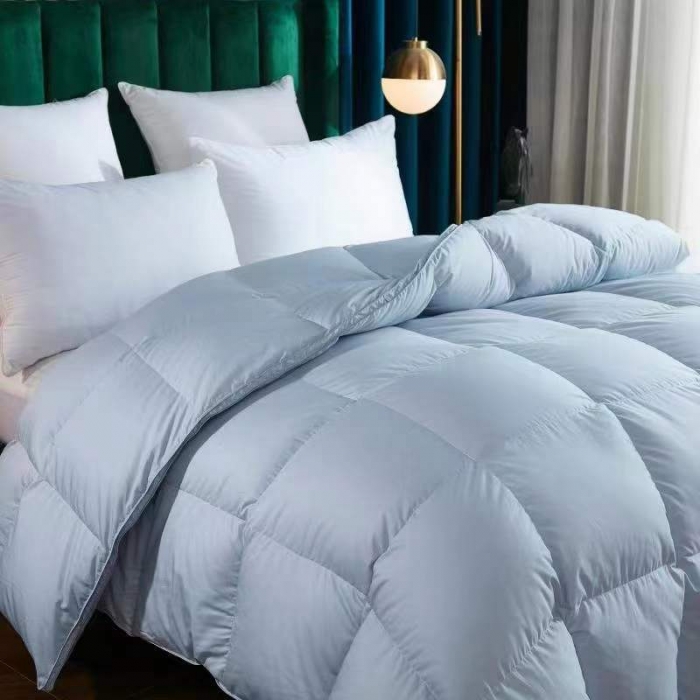 91家纺网 家纺一手货源 找家纺 （总）岚司羽 新款95白鹅绒冬被95%羽绒被