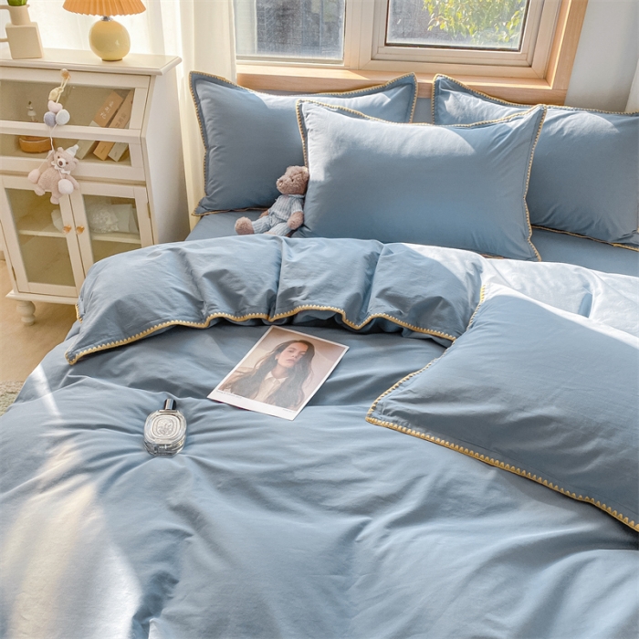 91家纺网 家纺一手货源 找家纺 （总）蓝米卡夫 2024新款A类全棉60S水洗棉贝欧系列