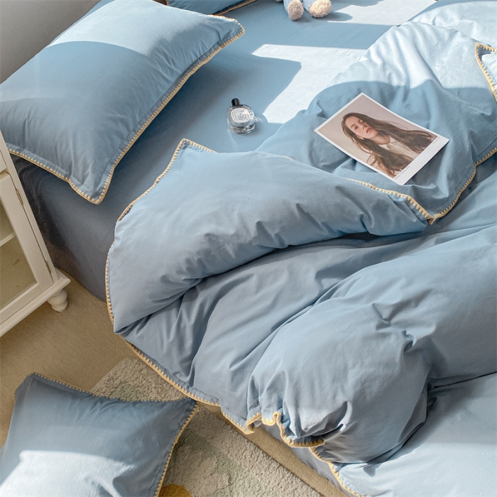 91家纺网 家纺一手货源 找家纺 （总）蓝米卡夫 2024新款A类全棉60S水洗棉贝欧系列