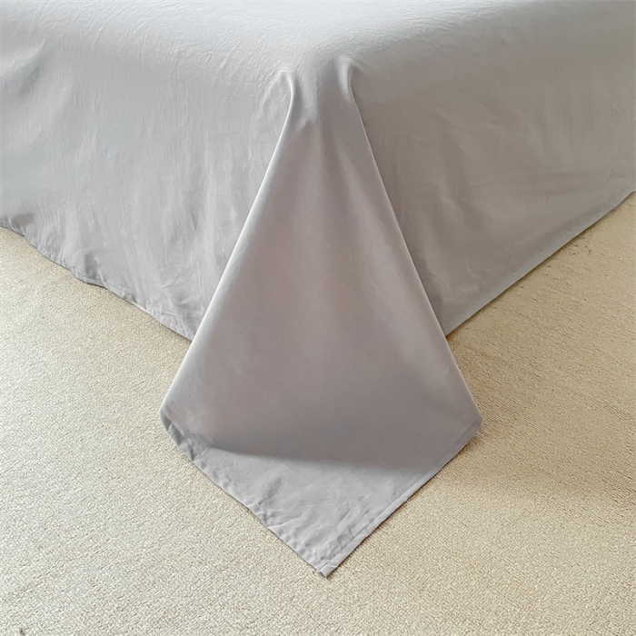 91家纺网 家纺一手货源 找家纺 蓝米卡夫 2024新款A类全棉60S水洗棉贝欧系列 贝欧-雅灰