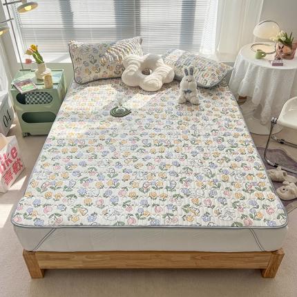 91家纺网 家纺一手货源 找家纺 总 多乐 2022小清新0.5乳胶凉席床席款（带氨纶）