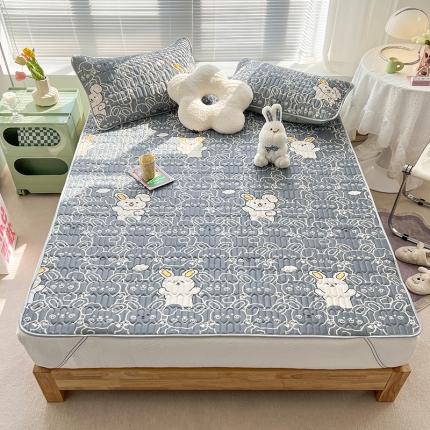 91家纺网 家纺一手货源 找家纺 总 多乐 2022小清新0.5乳胶凉席床席款（带氨纶）