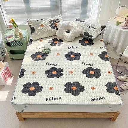 91家纺网 家纺一手货源 找家纺 总 多乐 2022小清新0.5乳胶凉席床席款（带氨纶）