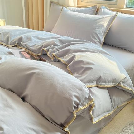 蓝米卡夫 2024新款A类全棉60S水洗棉贝欧系列 贝欧-雅灰