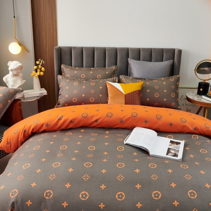 91家纺网 家纺一手货源 找家纺 典雅家纺2024新款植物羊绒磨毛四件套 路易斯