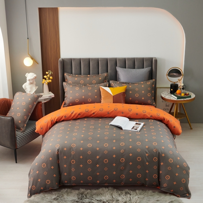 91家纺网 家纺一手货源 找家纺 典雅家纺2024新款植物羊绒磨毛四件套 路易斯