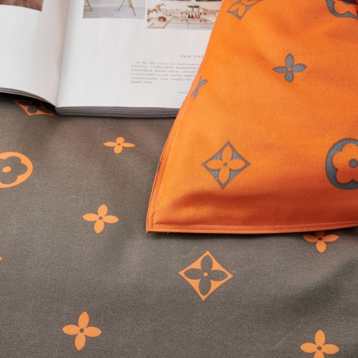 91家纺网 家纺一手货源 找家纺 典雅家纺2024新款植物羊绒磨毛四件套 路易斯