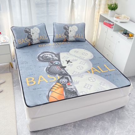 91家纺网 家纺一手货源 找家纺 （总）2022大版冰丝席卡通凉席宅部落