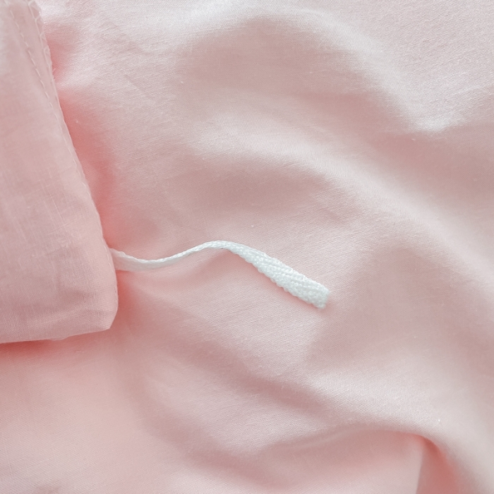 91家纺网 家纺一手货源 找家纺 凡客 新款全棉色织水洗棉贴布绣花边四件套 童年伙伴-粉